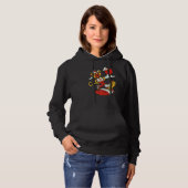 Monkey Tough Birthday 14 Years Monkey Hoodie (Voorkant volledig)