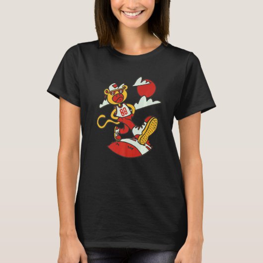 Monkey Tough Birthday 8 Yer Monkey T-shirt (Voorkant)
