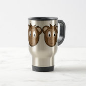 Monkey Travel Mug Reisbeker (Voorkant rechts)