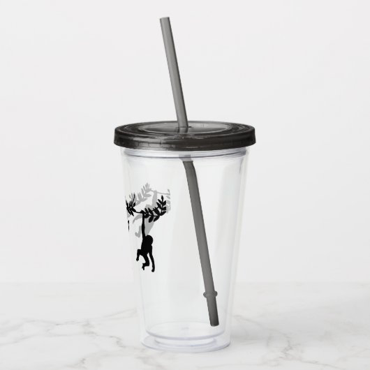 Monkey Troop Acryl Drinkbeker (Links)