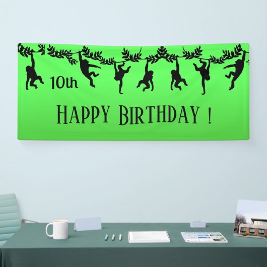Monkey Troop Happy Birthday w/ Year Spandoek (Beurs)