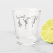 Monkey Troop Shot Glas (Achterkant)