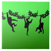 Monkey Troop Tegeltje (Voorkant)