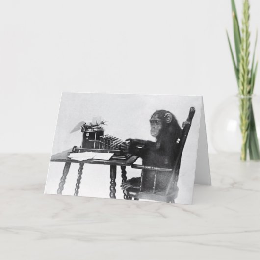 Monkey typen kaart (Voorkant)