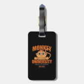 Monkey University Bagagelabel (Achterkant verticaal)