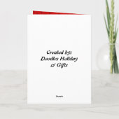 Monkey Valentijn Card Feestdagen Kaart (Achterkant)