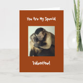 Monkey Valentijn Kaart (Voorkant)
