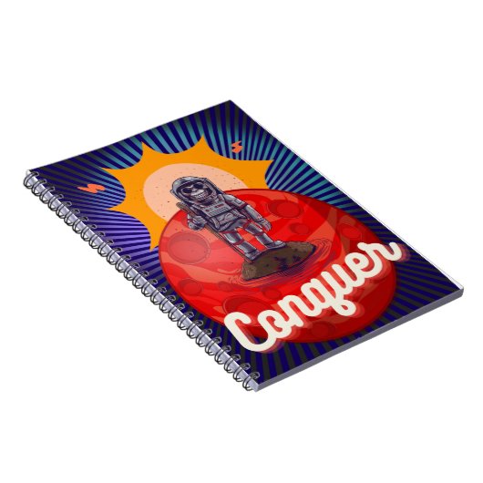 monkey verovert de rode planeet notitieboek (Rechterzijde)