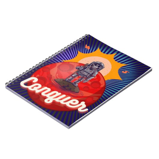 monkey verovert de rode planeet notitieboek (Linkerzijde)