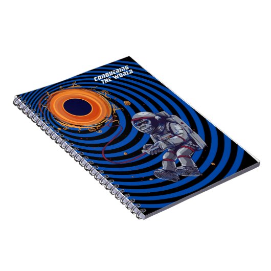 monkey verovert de wereld notitieboek (Rechterzijde)