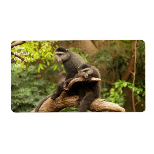 Monkey verzendlabel