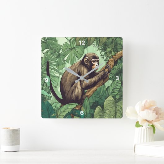 Monkey Wandklok (Huis)