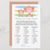 Monkey Wat zit er in je handtas? (Voorkant / Achterkant)