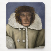Monkey Wearing Jacket Muismat (Voorkant)