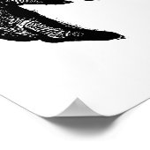 Monkey Wearing sun Glasses Clothes Original Art Poster (Hoek)