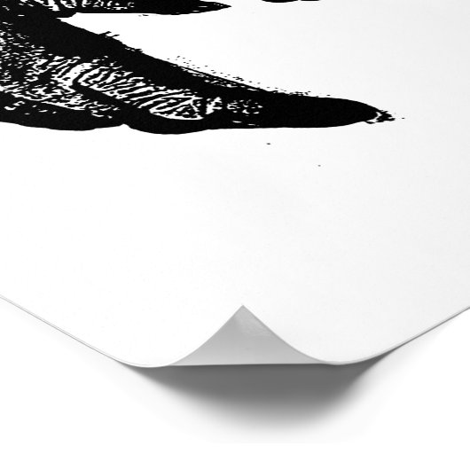 Monkey Wearing sun Glasses Clothes Original Art Poster (Hoek)