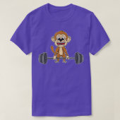 Monkey Weighthijsgereedheid dodelijk T-shirt (Design voorkant)