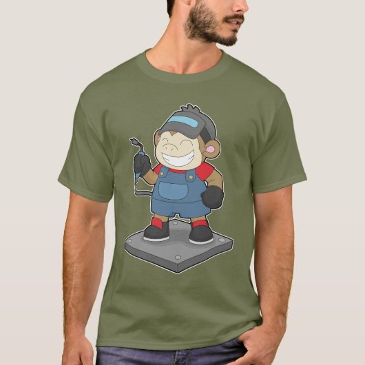 Monkey Welder T-shirt (Voorkant)