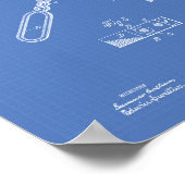Monkey WFrench 1883 Patent Art Blueprint Poster (Hoek)