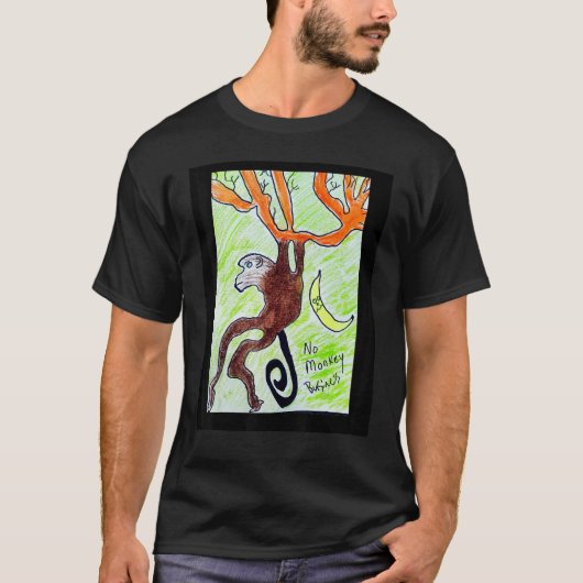 Monkey-wisselaars koel ontwerp t-shirt (Voorkant)