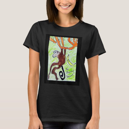 Monkey-wisselaars koel ontwerp t-shirt (Voorkant)