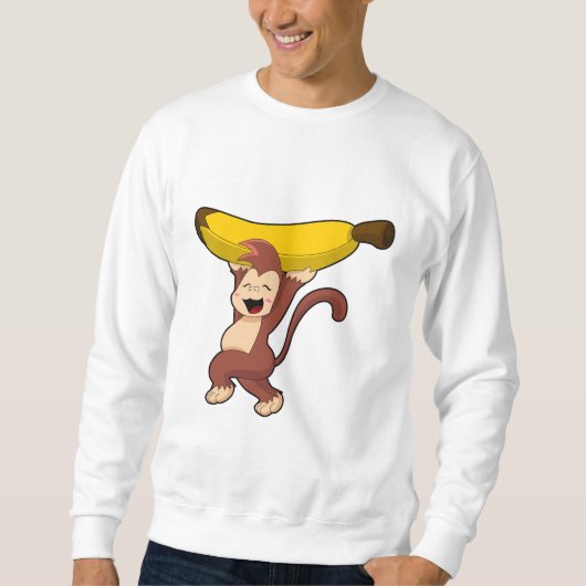 Monkey with Banana Trui (Voorkant)