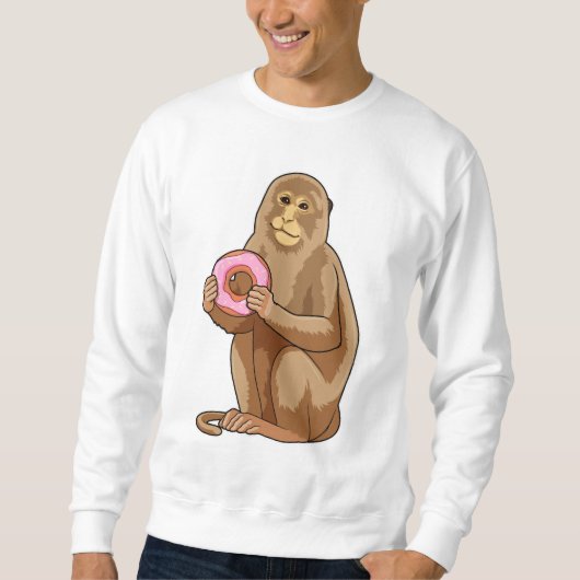 Monkey with Donut Trui (Voorkant)