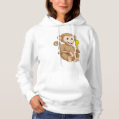 Monkey with Popsicle Hoodie (Voorkant)