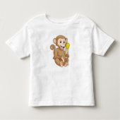 Monkey with Popsicle Kinder Shirts (Voorkant)