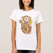 Monkey with Popsicle T-shirt (Voorkant)