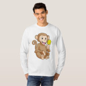Monkey with Popsicle T-shirt (Voorkant volledig)