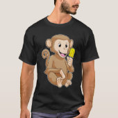 Monkey with Popsicle T-shirt (Voorkant)