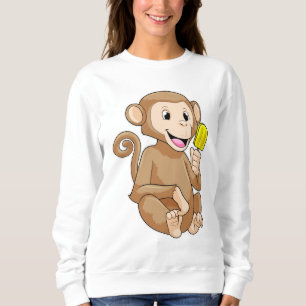 Monkey with Popsicle Trui