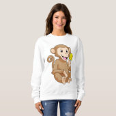 Monkey with Popsicle Trui (Voorkant volledig)