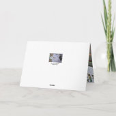 Monkey Year Onconventionele Chinese Zodiac Feestdagen Kaart (Achterkant)