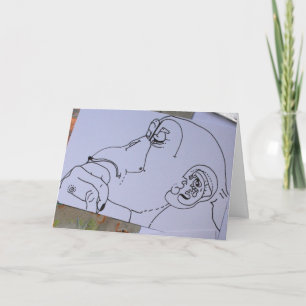 Monkey Year Onconventionele Chinese Zodiac Feestdagen Kaart