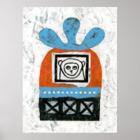 Monkey ziet alle Posters muurkunst