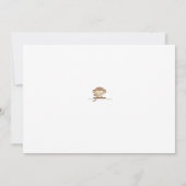 Monkey Zoo Baby shower Invitation-Boy Kaart (Achterkant)