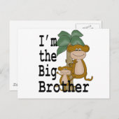Monkeys Big Brother Briefkaart (Voorkant / Achterkant)