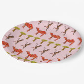 Monkeys, Camel Custom Paper Borden 9 in Papieren Bordje (Gekanteld)