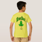 Monkeys on Bike, tekst toevoegen, Shirt (Achterkant volledig)