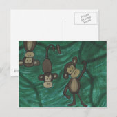 Monkeys Postcards Briefkaart (Voorkant / Achterkant)
