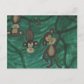 Monkeys Postcards Briefkaart (Voorkant)