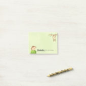 Monkeys Speelse en schattige verjaardag Bedankt Post-it® Notes (Op bureau)