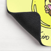 Monkeys Twin Girls T-shirts en cadeautjes Muismat (Hoek)