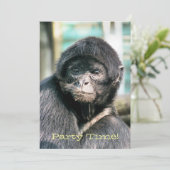 MONKEYS-uitnodiging (Staand voorkant)