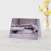 Monkeys vaderdag Card Kaart (Gele Bloem)