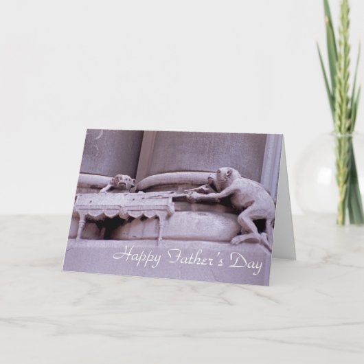 Monkeys vaderdag Card Kaart (Voorkant)