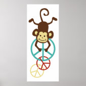 Monkeys voor vredessignalisatie poster (Voorkant)