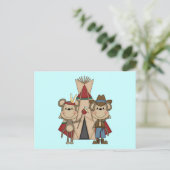 Monkeys Wild West Tshirts en Gifts Briefkaart (Staand voorkant)